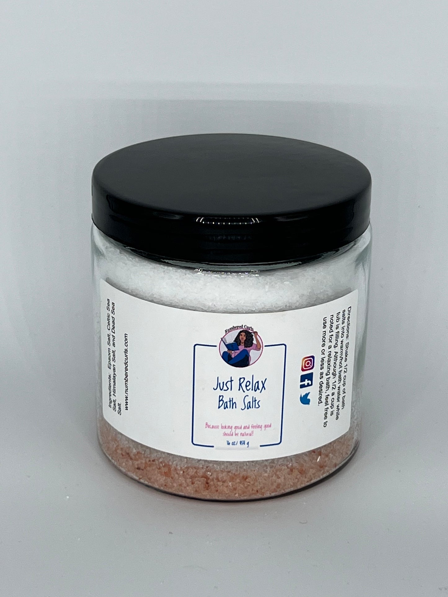 Just Relax Bath Salt- Unscented